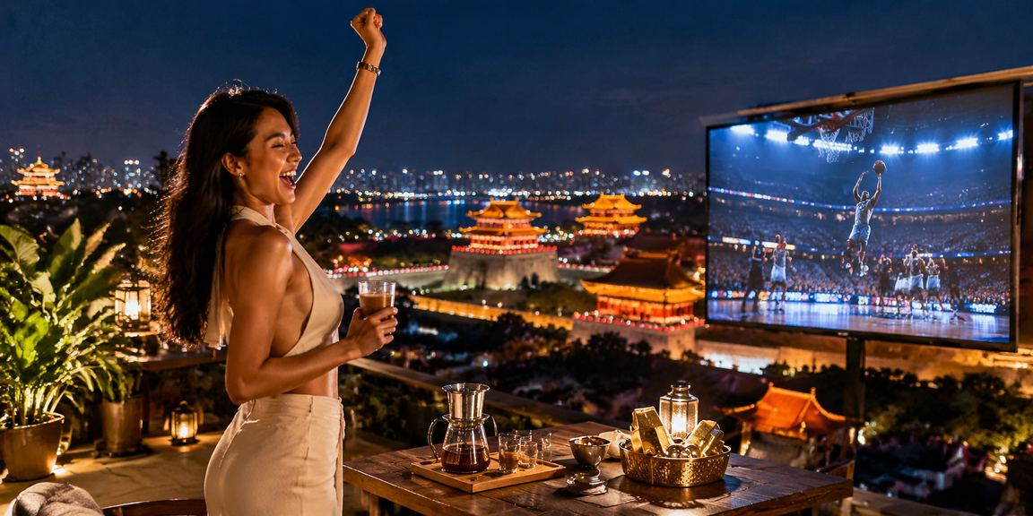 Người dùng xem thông tin xổ số và cá cược thể thao tại Huế trên điện thoại